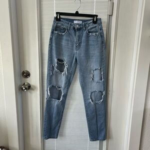 Vervet Distressed Light Blue Women's Jeans